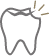 Animated chipped tooth